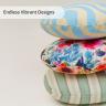 Custom Round Throw Pillow - Canvas 5