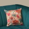 Custom Square Throw Pillow - Velvet Satin 1