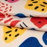 Polyester Fabric - Striped Peach 3
