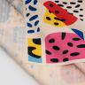 Polyester Fabric - Striped Peach 4