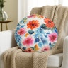 Custom Round Throw Pillow - Velvet Satin 9