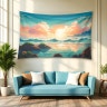 Custom Panoramic Tapestry - Velvet Satin 1