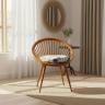 Custom Round Seat Cushion - Canvas 1
