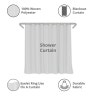 Custom Shower Curtain -  Hydro Shield - White 3
