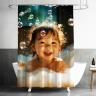 Custom Shower Curtain -  Hydro Shield - White 4