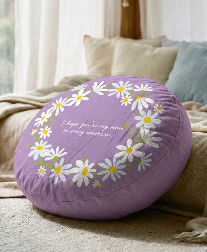 Round Throw Pillow