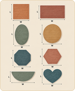 Multiple Shape Options