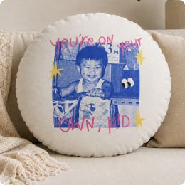 Round Throw Pillow